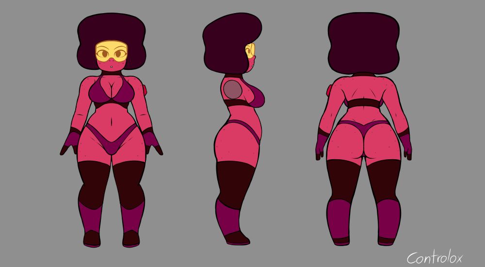 Rubb's model sheet red clothes