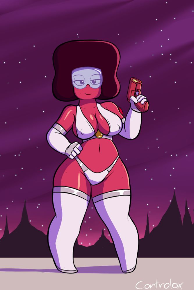 Rubb possing and wearing Lumi's clothes