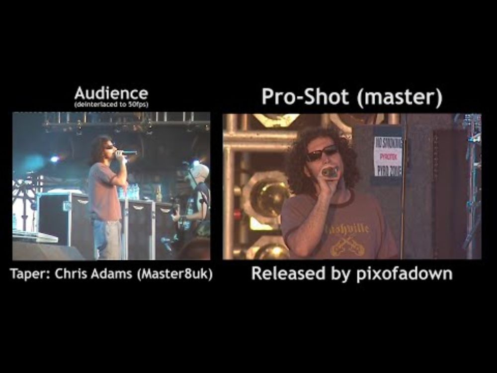 System Of A Down @ Reading Festival 2003 (Audience vs. Pro-Shot Comparison)