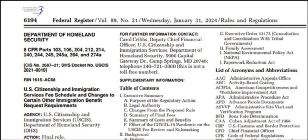 BIG win on USCIS fees