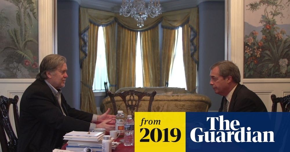 Footage shows Brexit party leader calling Bannon’s plan a ‘fightback against globalists’