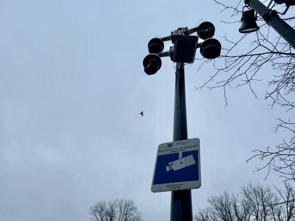 Überwachungskameras des Hansaplatzes