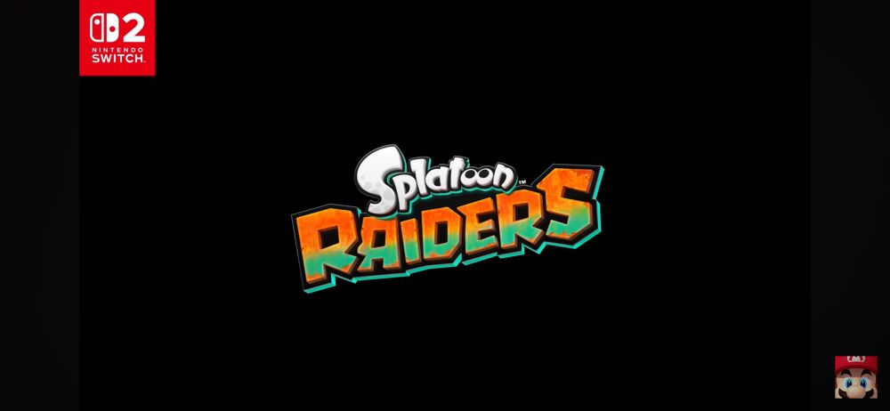 Splatoon Raiders logo.