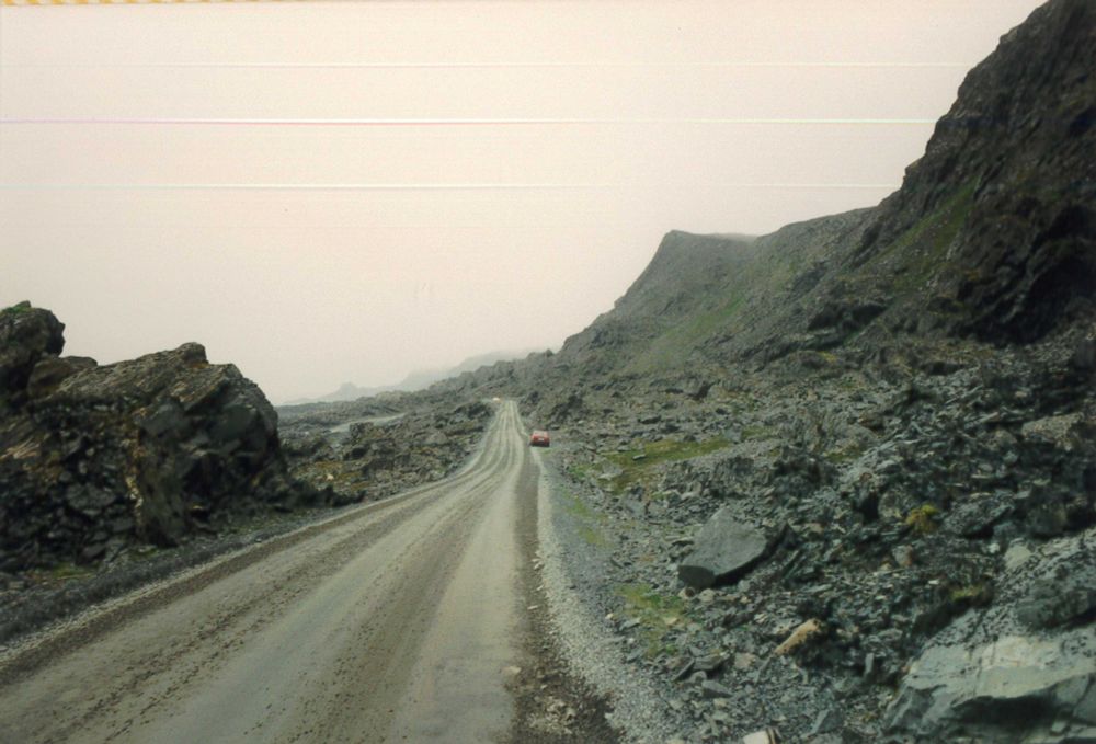 Near Vardø, Norway, July 1993. Scanned from a photo print.