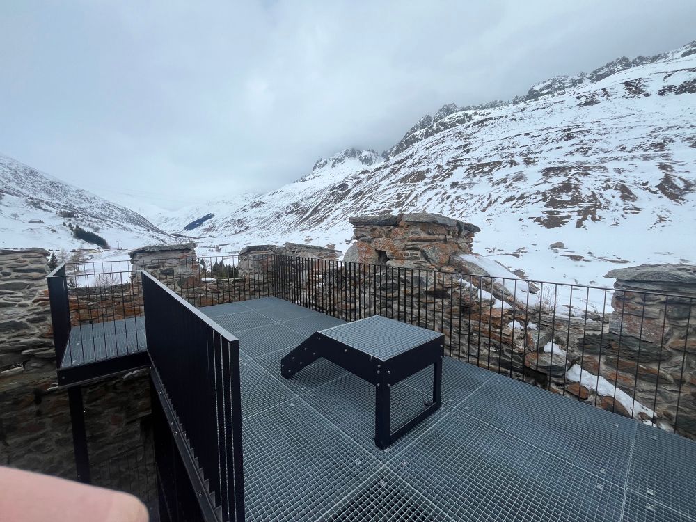 View of a top of a castle tower