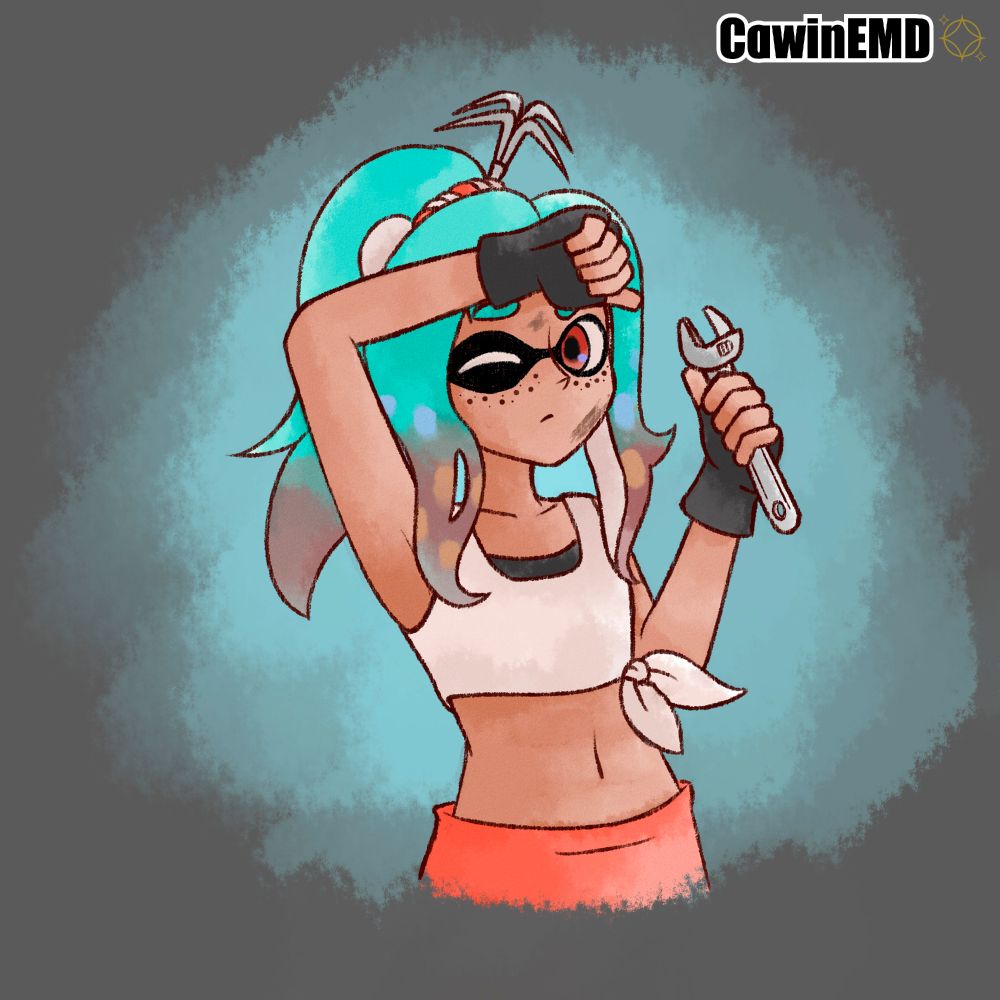 The Mechanic from Splatoon Raiders