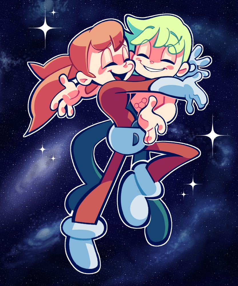 (2019) Neyro and Kaiba from the 2008 anime 'Kaiba'