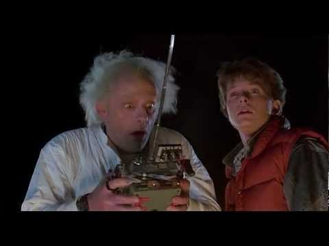 Back To The Future - 1985 - Delorean Time Machine 88 MPH [HD]