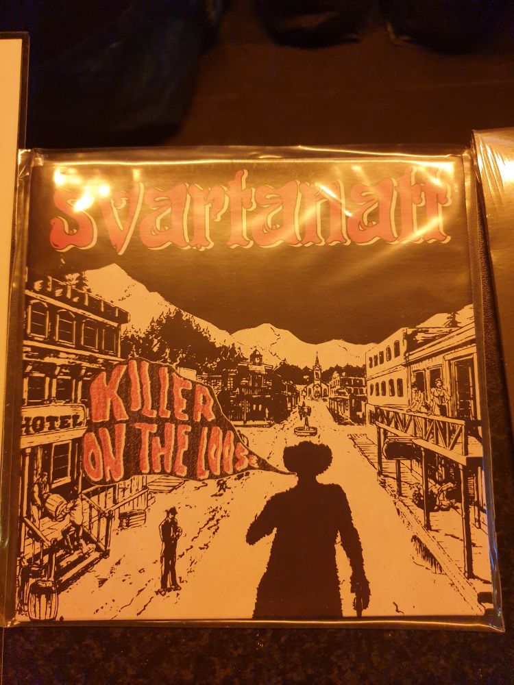 The cover of Svartanatt 7"
