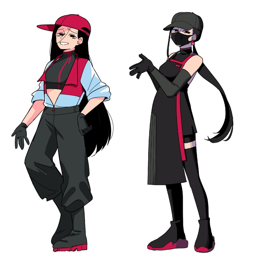 Yi Xi's Synth V 1 and 2 designs.