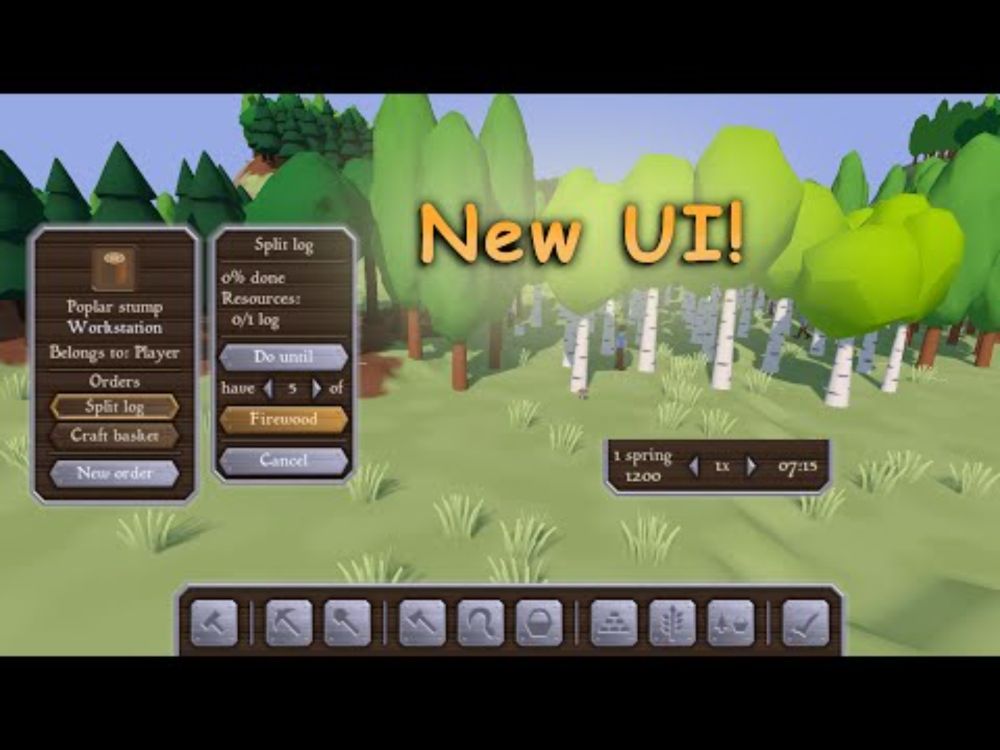 How I made UI for my indie game! - Village Builder Devlog #6