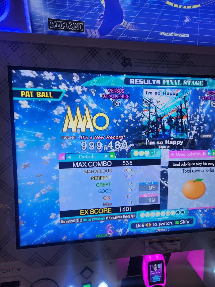 I'm So Happy perfect full combo with 52 perfects 