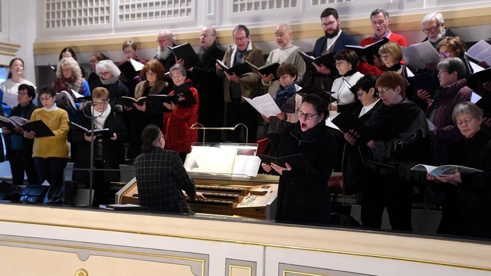 Bachchor in der Arnstädter Bachkirche, Foto: Berit Richter