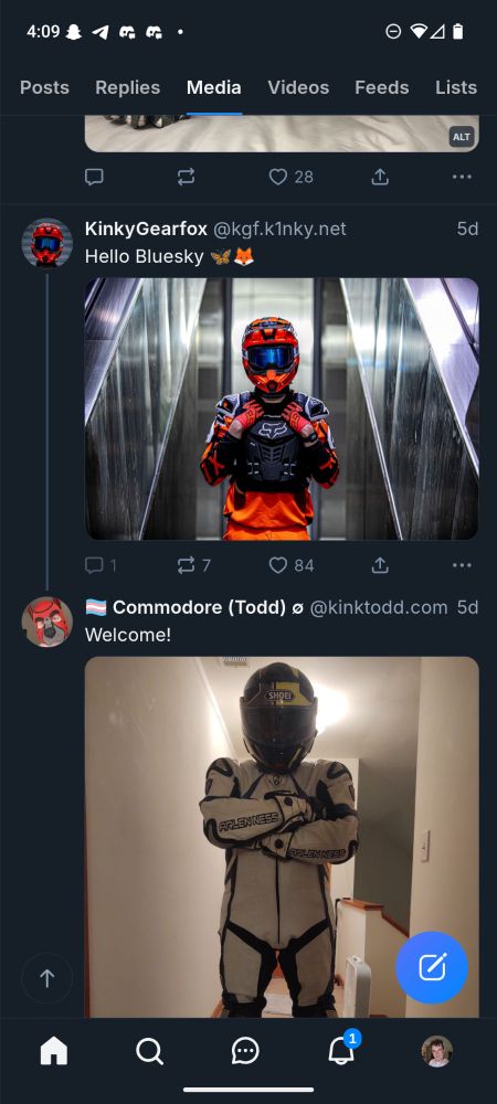 From my nudes account, I have these posts show by default and no mention of labels can be seen.
