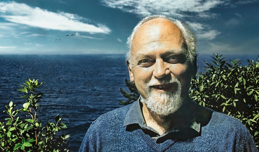 Large high-resolution panoramic photo image of Robert Anton Wilson. New for Maybe Day 2025. - RAW SEMANTICS