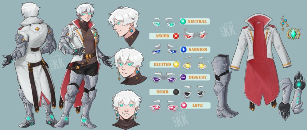 Coat-on, accessories, and eyes that work like a mood ring