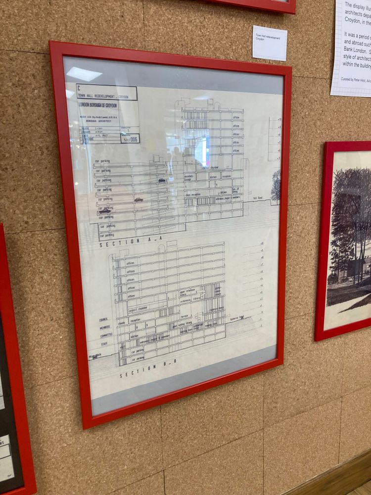 His unbuilt design for Croydon town hall 