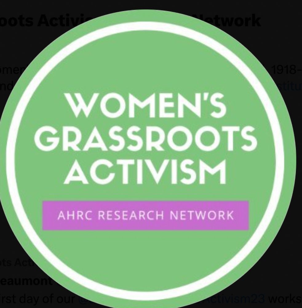 Logo of Women's Grassroots Activism Project with AHRC Research Network Banner 
