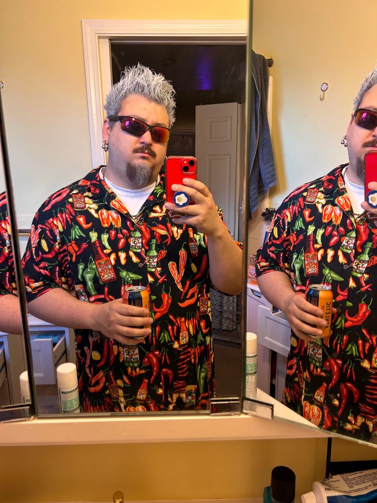 me dressed as guy fieri