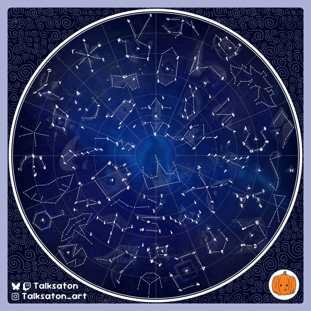 Constellation Map Sky:COTL