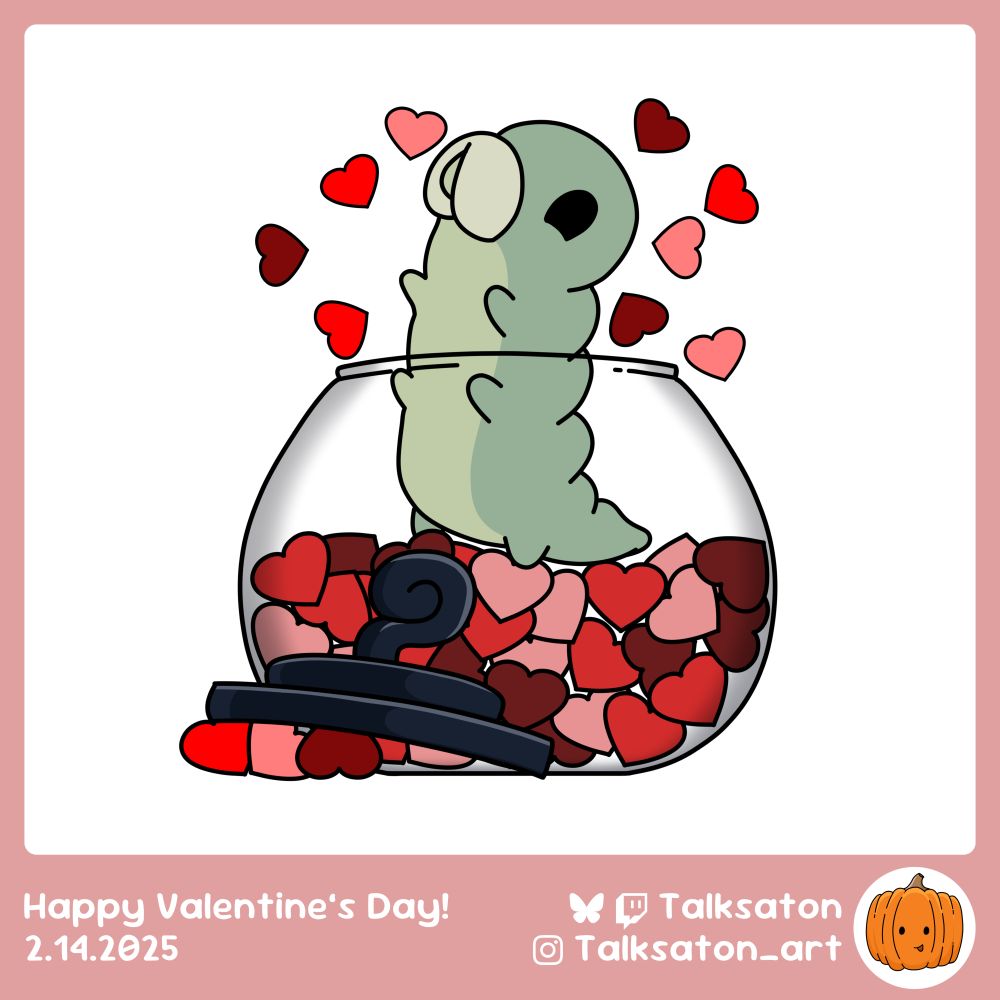 Hollow Knight Grub in open jar filled with hearts