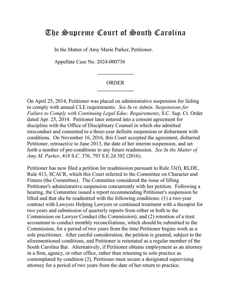 Page 1 of the order 2025-06-04-01