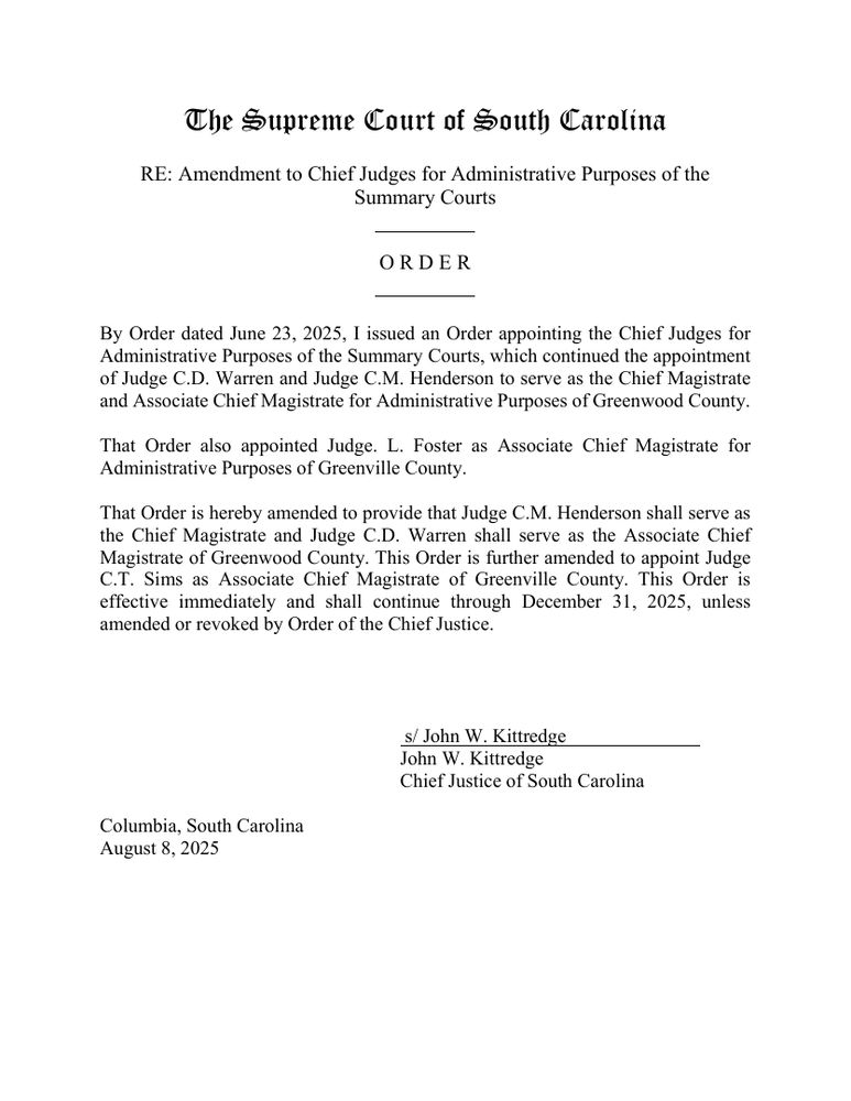 Page 1 of the order 2025-08-08-01