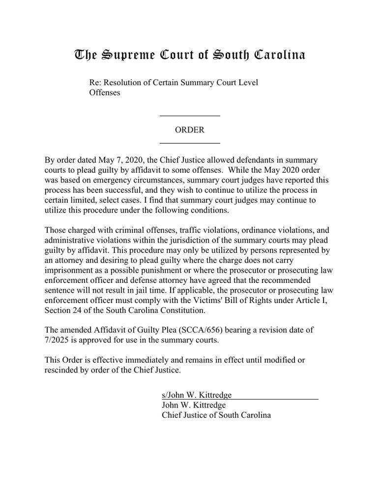 Page 1 of the order 2025-07-15-02