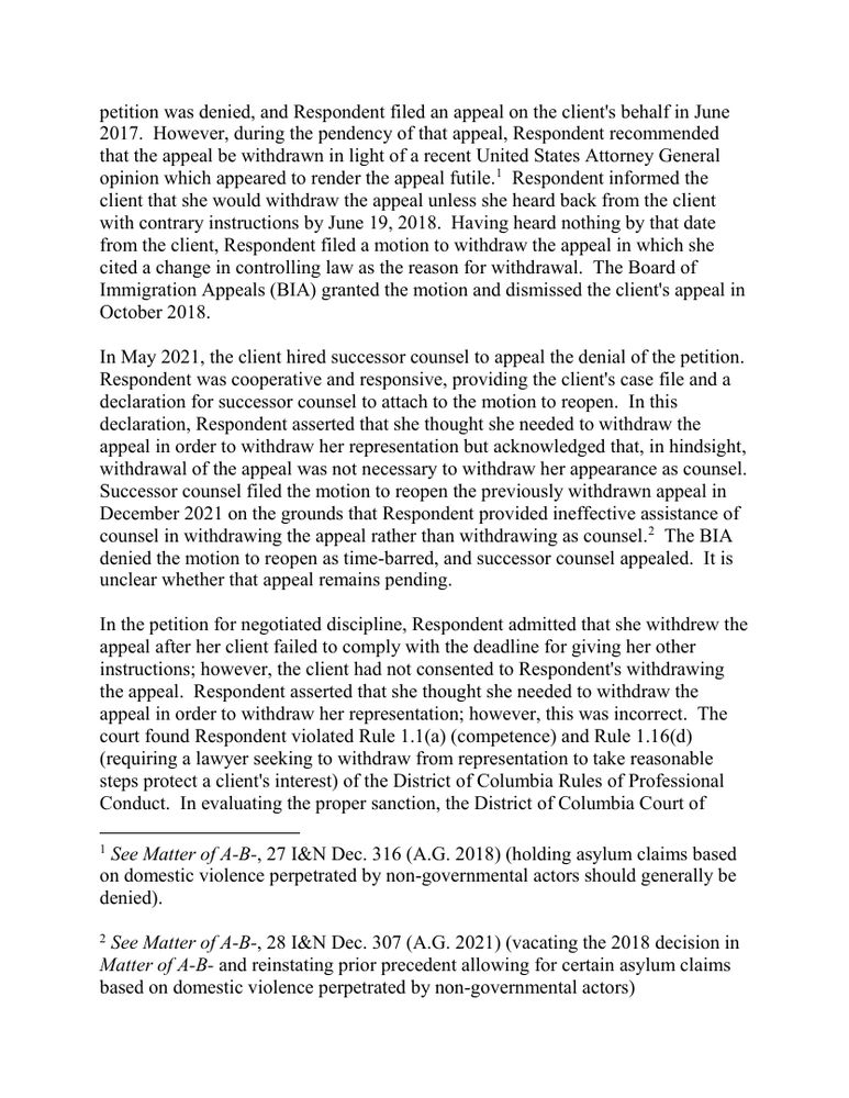 Page 2 of the opinion In the Matter of Claudia Flower
