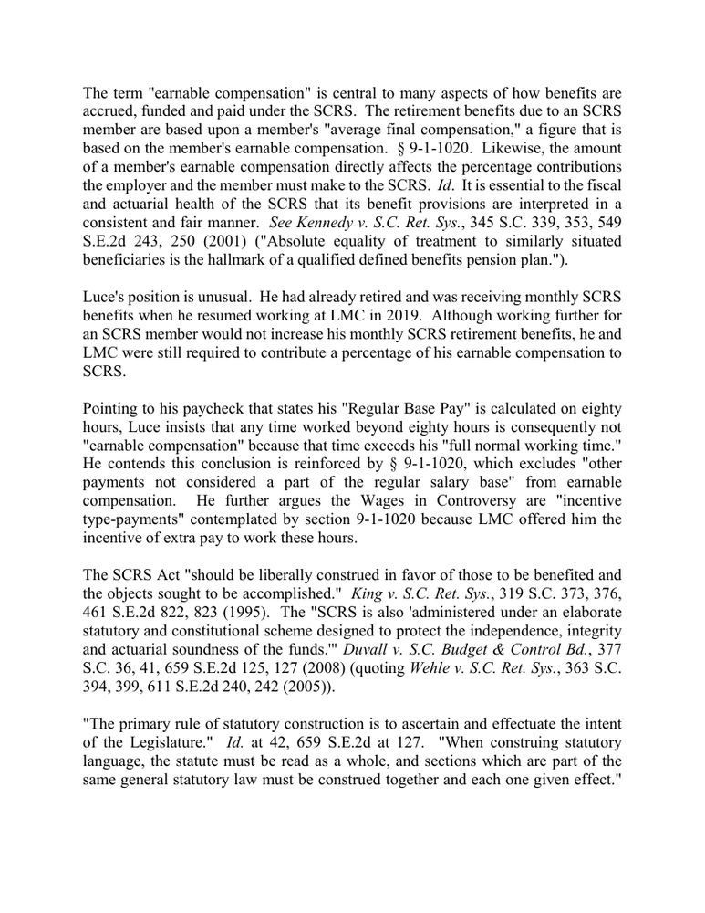 Page 4 of the opinion William M. Luce, et al. v. Lexington County Health Services District, Inc., et al.