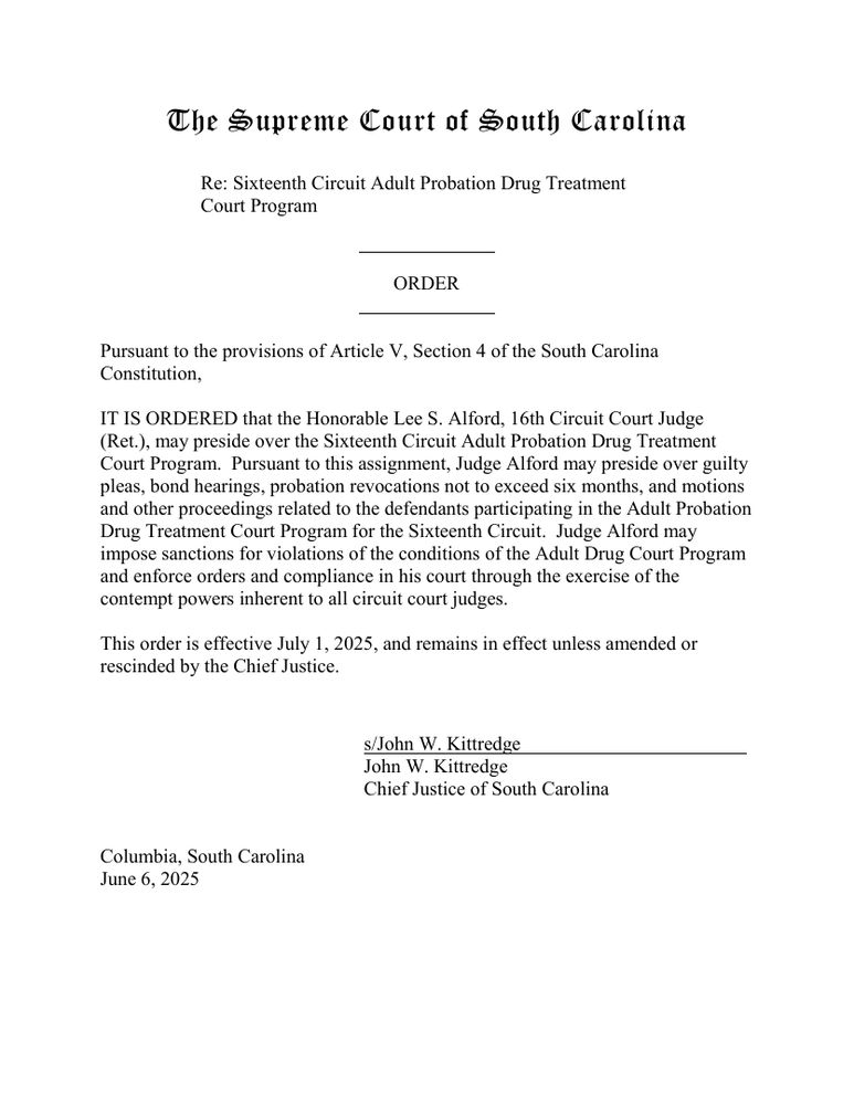 Page 1 of the order 2025-06-06-01