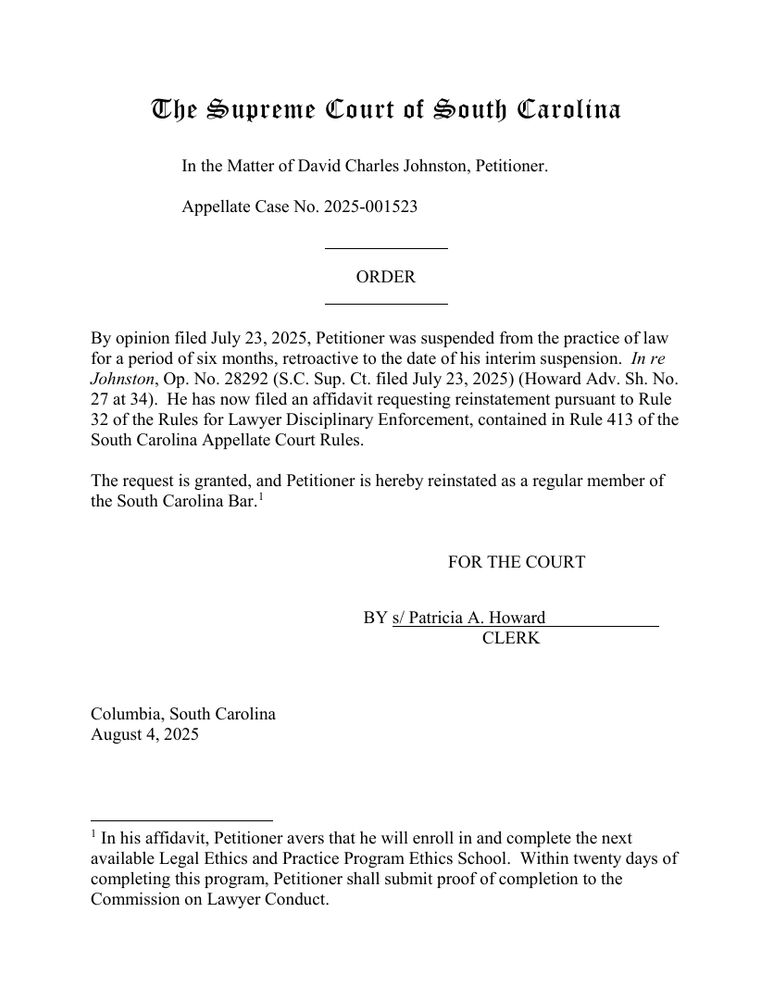 Page 1 of the order 2025-08-04-01