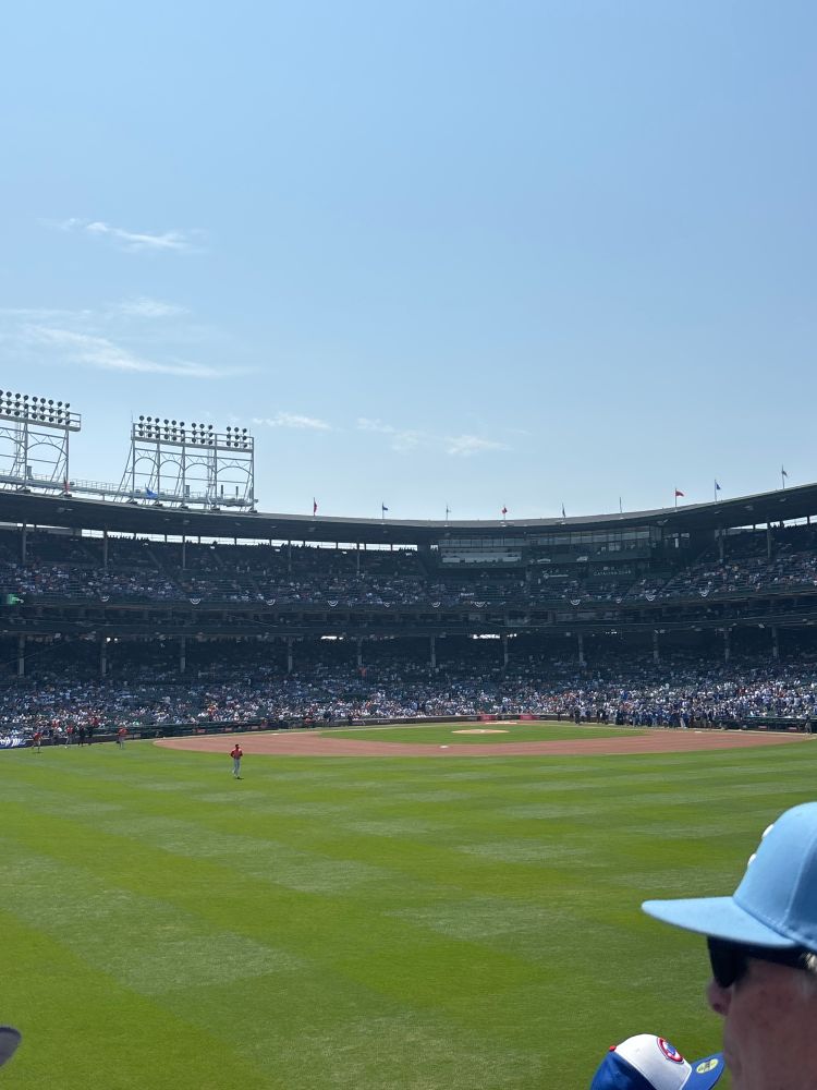 Wrigley Field bleachers view