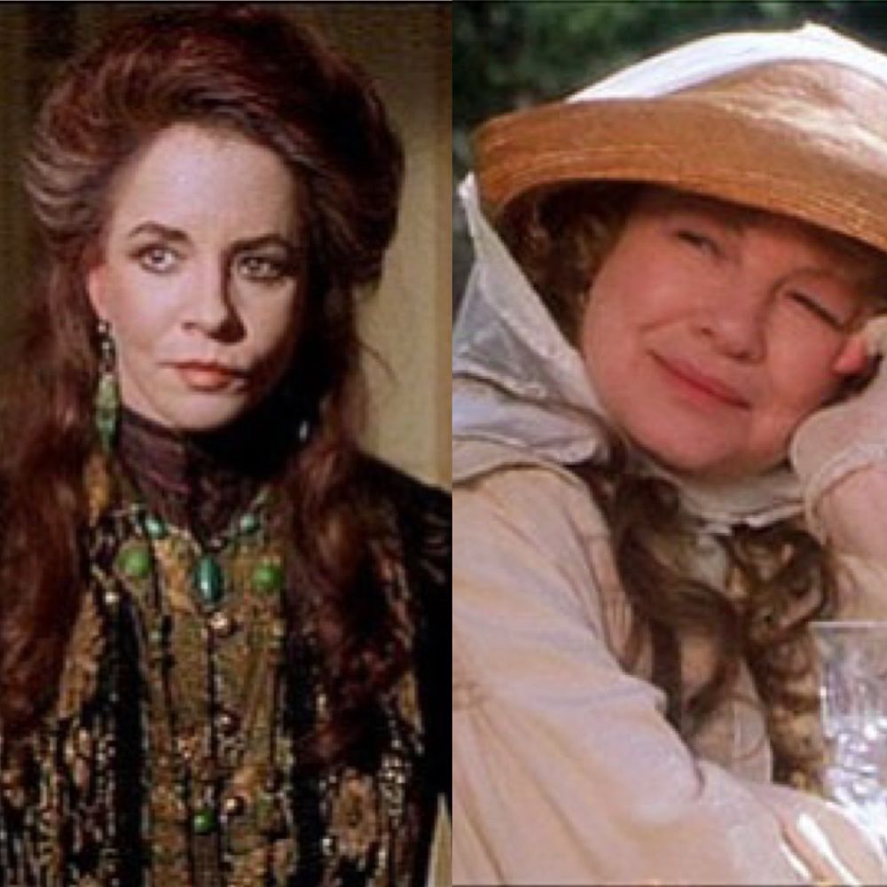 The two aunts from Practical Magic, I forget their names and apologize, the one on the left dresses in dark Victorian garb and serving cunt like you wouldn’t believe, and the other a sweet smiling lady in white with a straw hat 