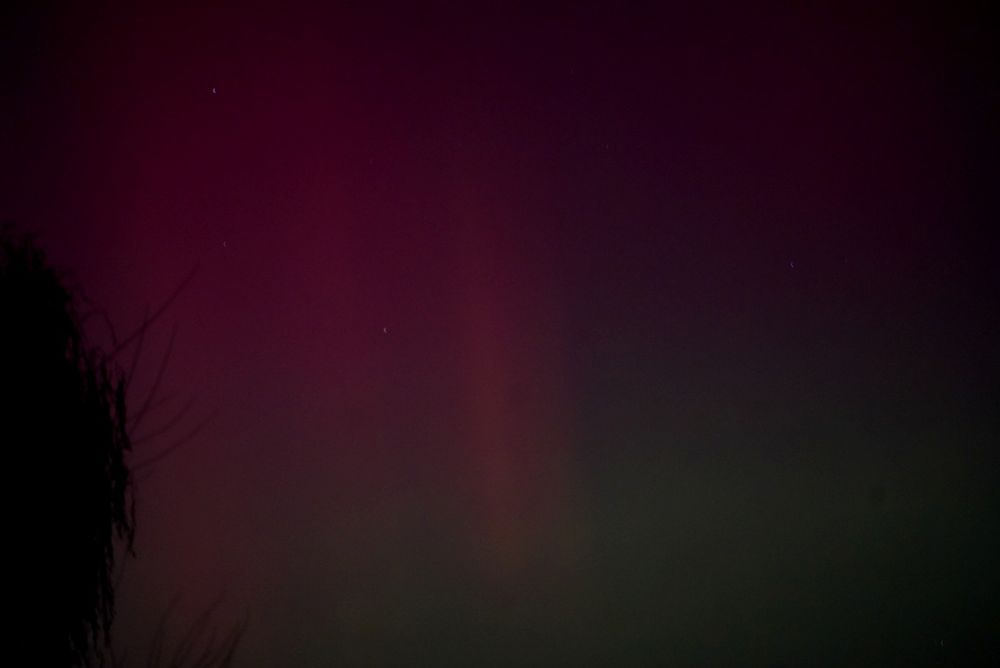 Northern lights over the midwest