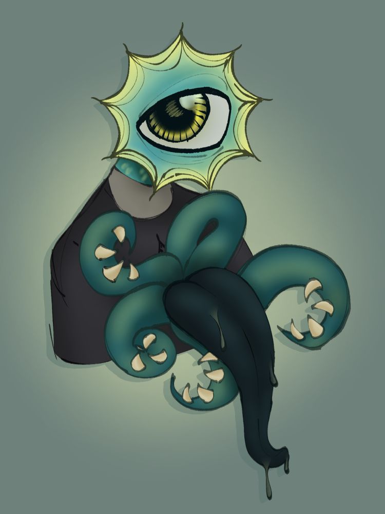 Halfbody reference of Lucy
#gg_art #art #oc #OCMeme #OddCore #WeirdCore #LiminalSpace #monsterOC