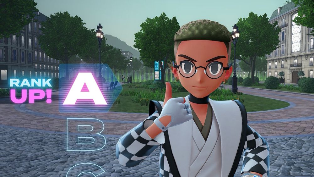 a screenshot from joel’s pokemon legends z-a game, showing he made it to rank a