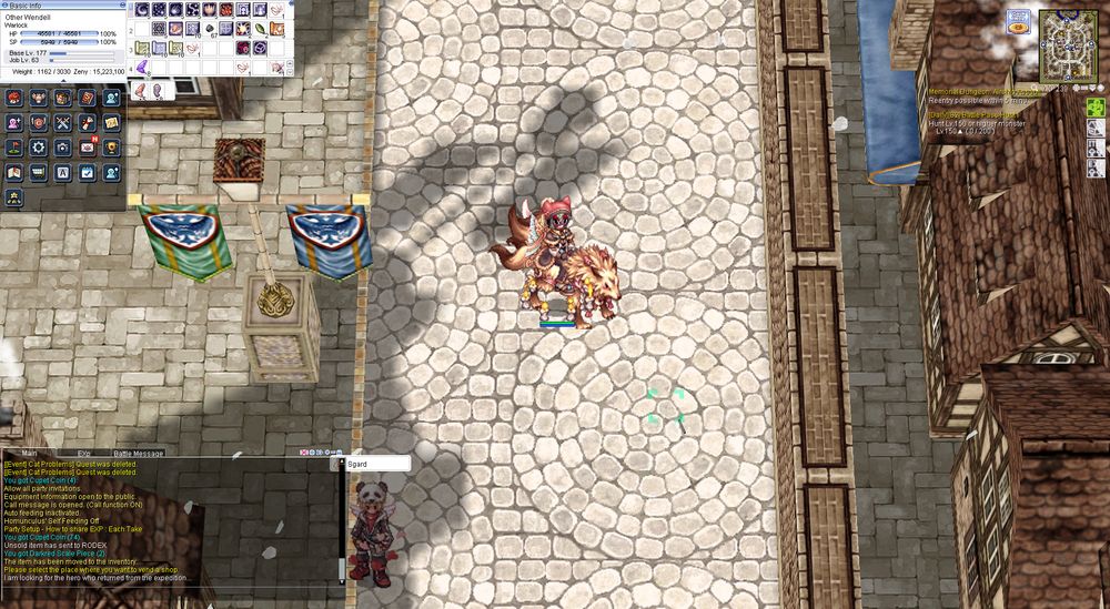 Ragnarok Online Warlock on a Mount