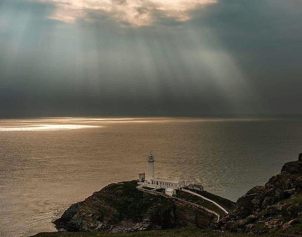 View of a Lighthouse, in late sun.