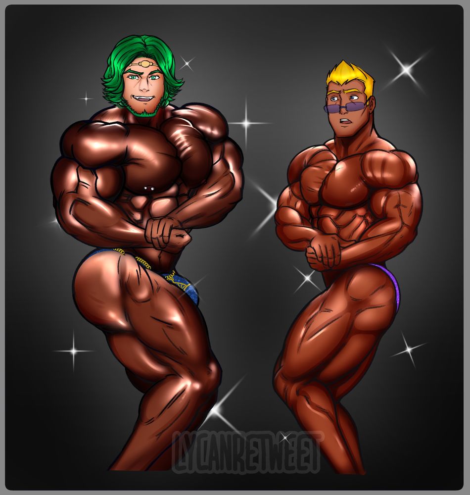 In a historic win, the Hammer of Judgement absolutely destroyed the competition at the national Mr. Olympia of 2025, placing first in the highly contested category in a landslide victory that left viewers astounded.

Pictured above, the newly victorious competitor conducts a side chest pose, taking the majority of the spotlight as he entered at a sweltering 258 pounds, a solid 6 pound gain from his first weigh in. 

On the right is Clint "Hawkeye" Barton, a new name who's made some rather surprising victories in earning his pro card. When pressed for his opinion on his reaction to the champion during the free posing, Barton replied "No comment" before entering backstage.

In this edition, Seteth flexes a side chest pose with an even darker tan.