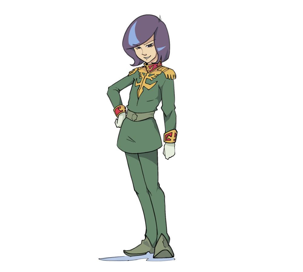 Garma Zabi, from Mobile Suit GUndam, wearing a fucked up version of his outfit because I apparently cant draw characters properly, even with a ref-sheet in front of me