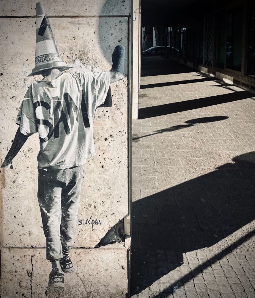 Stencil art in Frankfurt