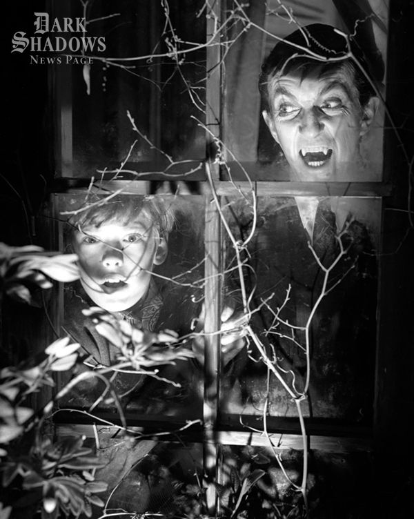 David Collins and Barnabas on Dark Shadows. 