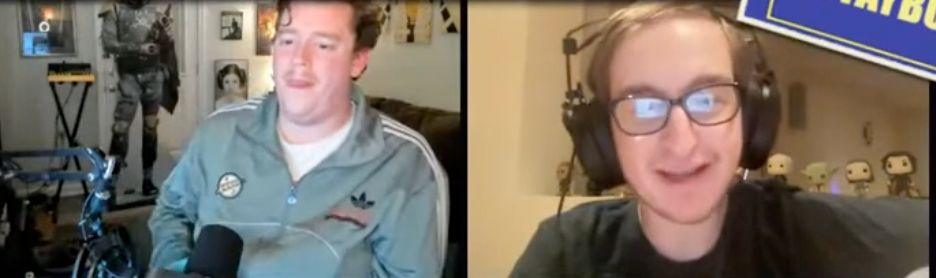 Scotty Jayro and Eli on The Bombadcast in early 2022.