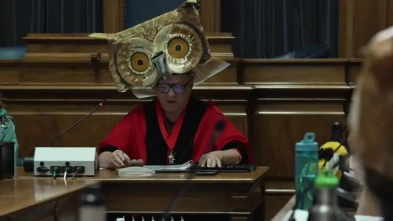 Amateur actors wore nature inspired costumes to a council meeting in a bid to give a voice to Southampton's non-human residents.