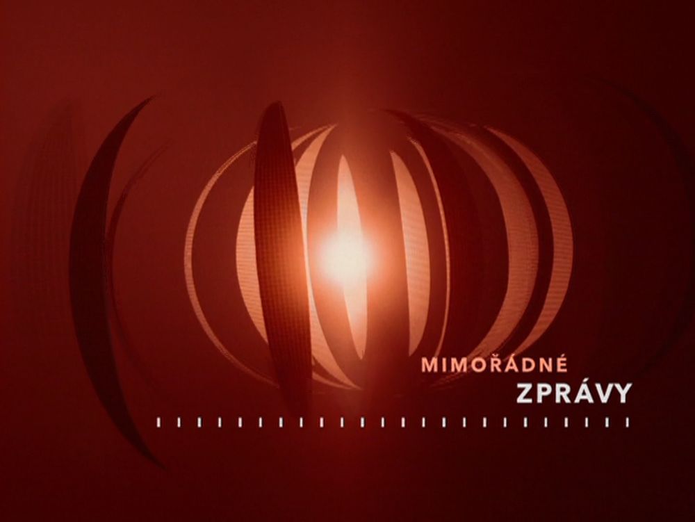 Znělka mimořádných zpráv České televize z roku 2008