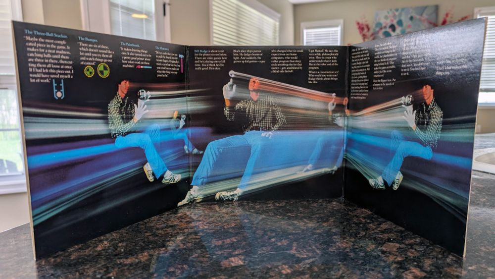 The fully unfolded gatefold sleeve.