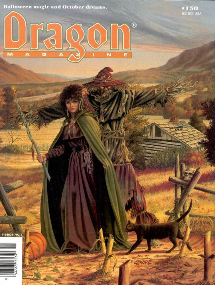 The cover of Dragon Magazine 150 (October 1989).