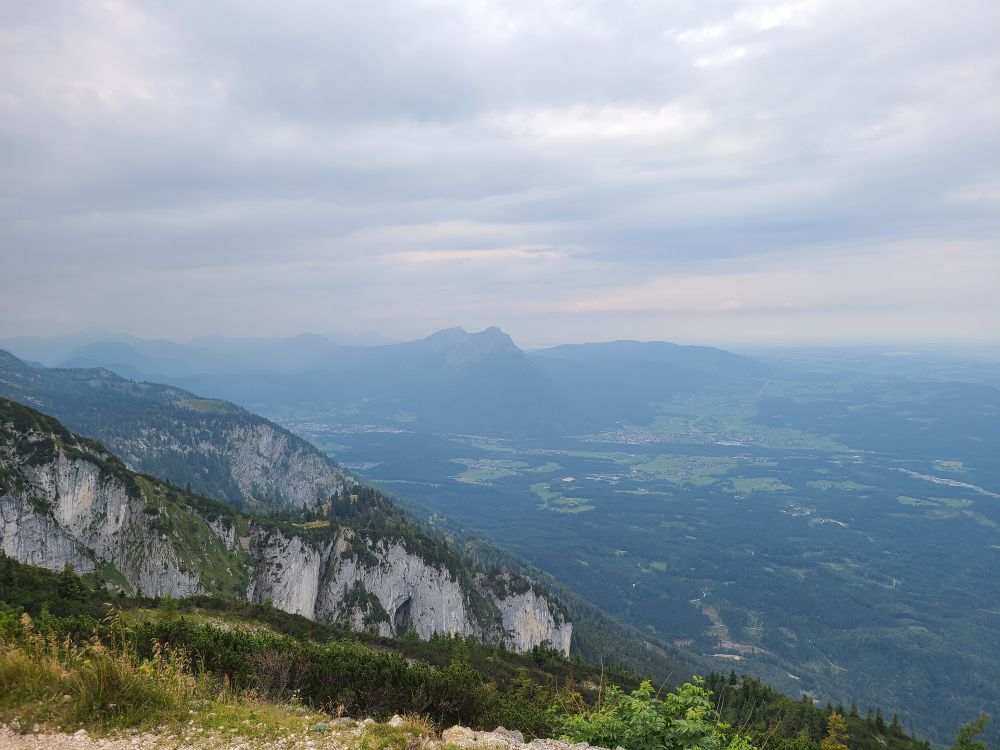 View from Untersberg of the Chiemgauer Alpen, especially Zwiesel & Hochstaufen.