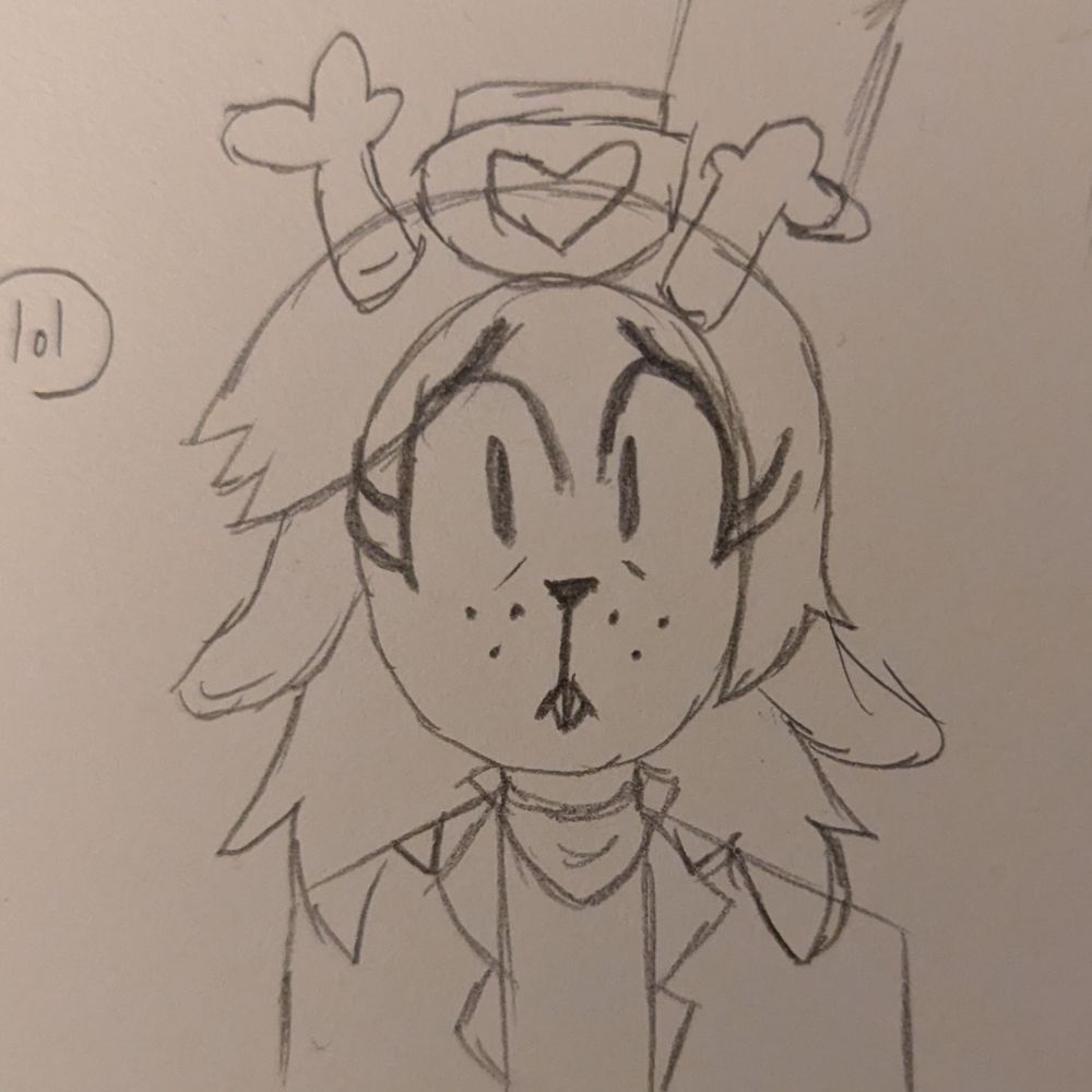 A sketch of nurse Noelle Holiday!
